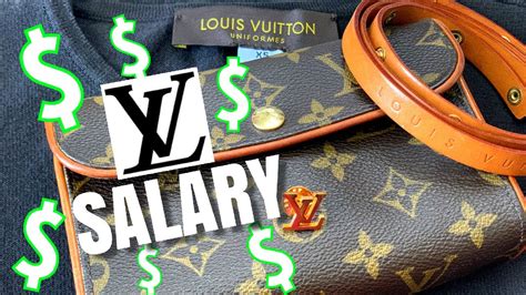 louis vuitton employee salary.